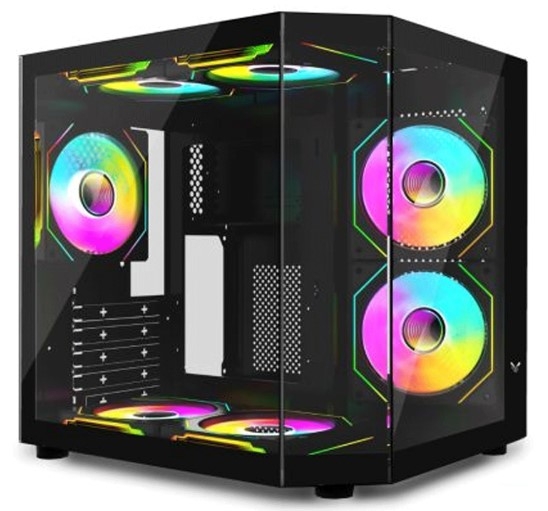 Thùng máy Case VSP X8 - Đen | Hồ cá, không kèm fan