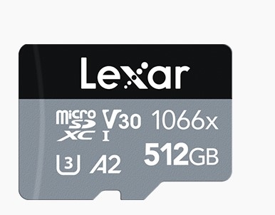 Thẻ nhớ Lexar Professional 1066x 512GB microSDXC UHS-I Card LMS1066512G-BNANG