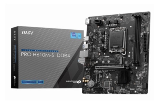 Mainboard MSI PRO H610M-S DDR4 (Intel H610/ Socket 1700/ M-ATX/ 2 khe ram)