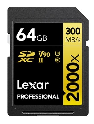 Thẻ nhớ SD 64GB Lexar Professional 2000x LSD2000064G-BNNNG