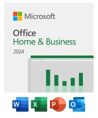 Microsoft Office Home & Business 2024 (1-User License, Product Key Code)-NK