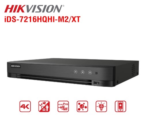 Đầu ghi 16 kênh Turbo ACUSENSE Hikvision iDS-7216HQHI-M2/XT