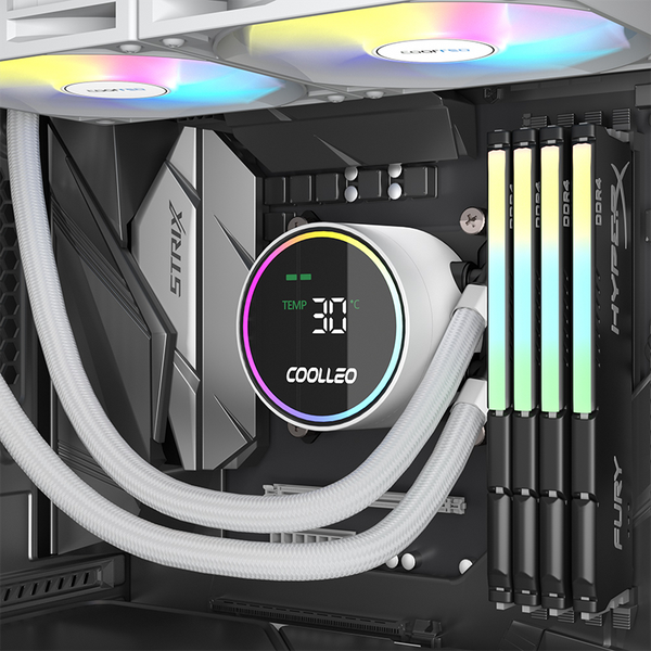 Tản nhiệt nước AIO COOLLEO ICE FAIRY 360 DIG WH