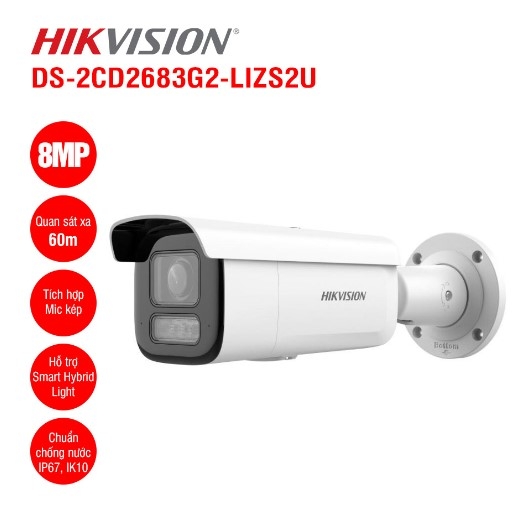 Camera IP 8MP Hikvision DS-2CD2683G2-LIZS2U