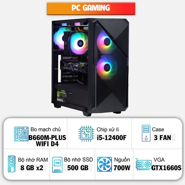PCDl Gaming B660M i5-12400F