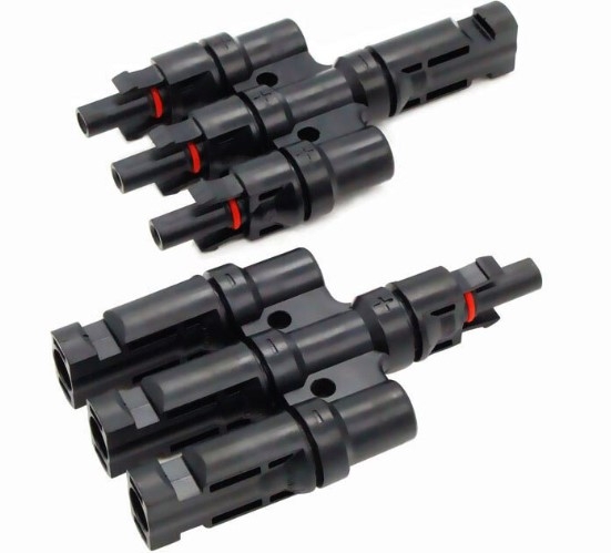 Cặp Jack Nối MC4 Chữ T vào 3 ra 1 cho tấm pin GV-T3