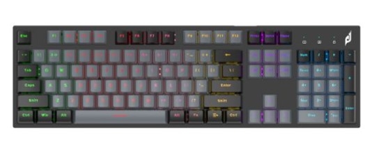Bàn phím cơ quang gaming E-Dra EK315X (Black + Gray)