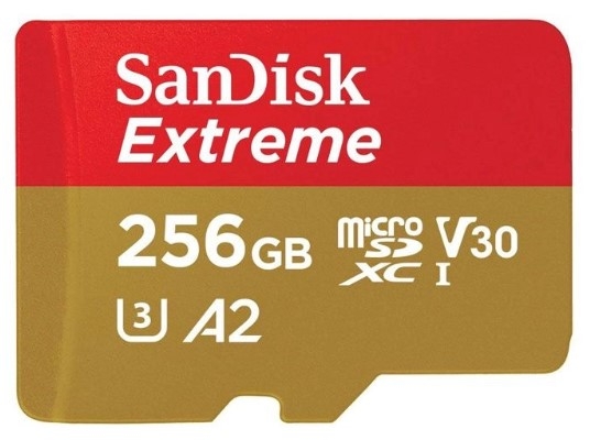 Thẻ Nhớ MicroSDXC SanDisk Extreme V30 A2 256GB 190MB/s SDSQXAV-256G-GN6MN