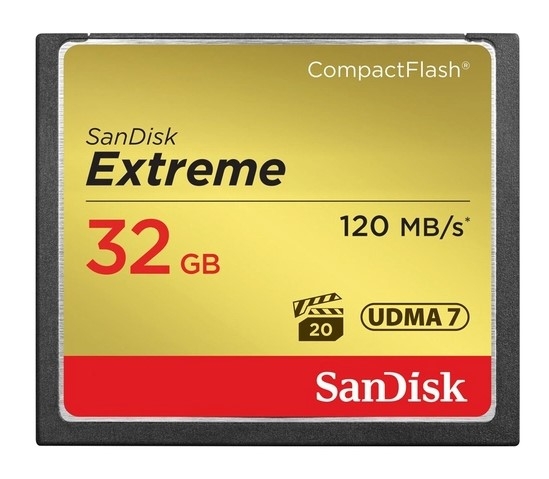 Thẻ Nhớ CompactFlash (CF) SanDisk Extreme 32GB 800X SDCFXSB-032G-G46