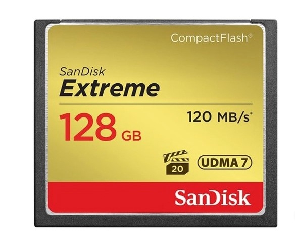 Thẻ Nhớ CompactFlash (CF) SanDisk Extreme 128GB 800X SDCFXSB-128G-G46