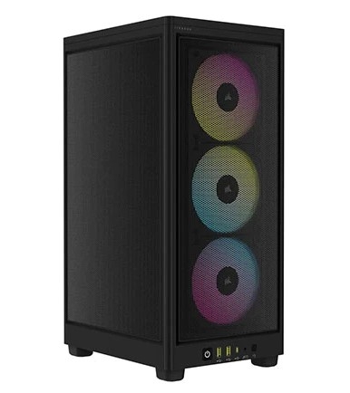 CORSAIR ICUE 2000D RGB AIRFLOW MINI-ITX CASE ( BLACK CC-9011246-WW) không FAN