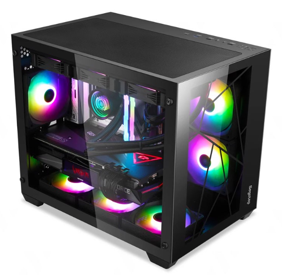 Case Máy Tính SEGOTEP LUMI II BLACK- Không Fan