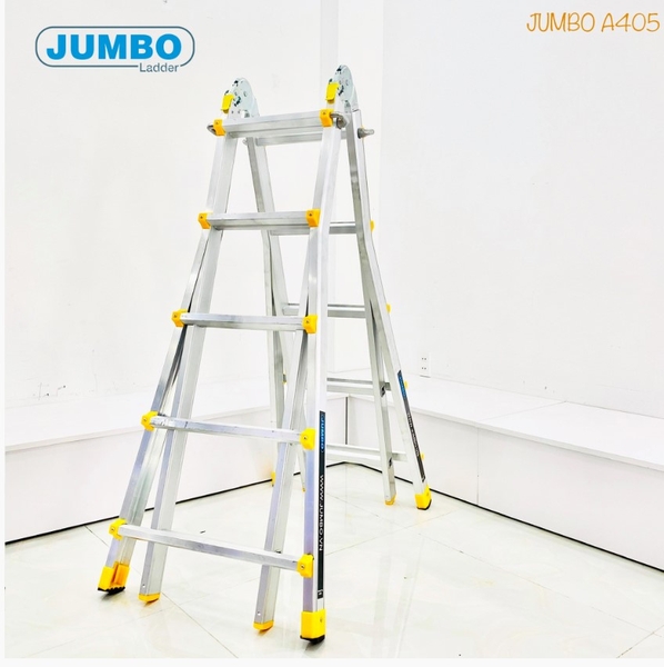 Thang nhôm trượt chữ A JUMBO A405