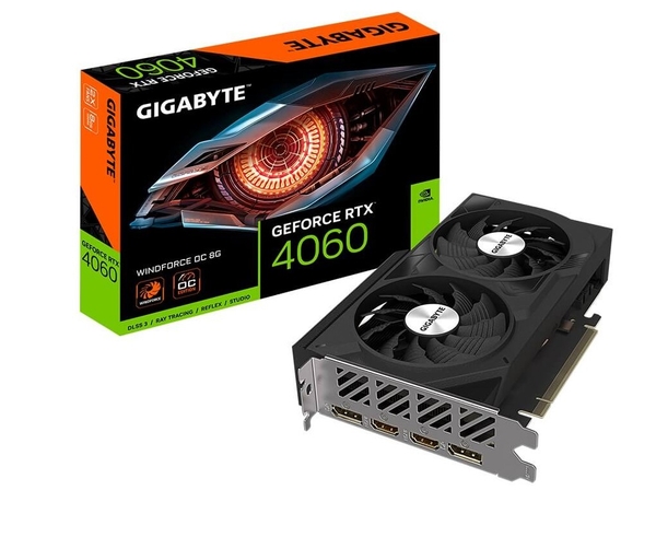 VGA Gigabyte GeForce RTX 4060 WINDFORCE OC 8G – GV-N4060WF2OC-8GD