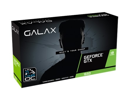 GALAX GeForce® GTX 1650 EX PLUS (1-Click OC) 4GB GDDR6