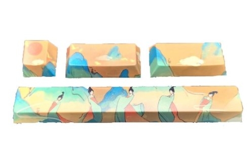 Bộ Keycap Cô Tiên - Mặt Trời, Mây & Núi for GM1000
