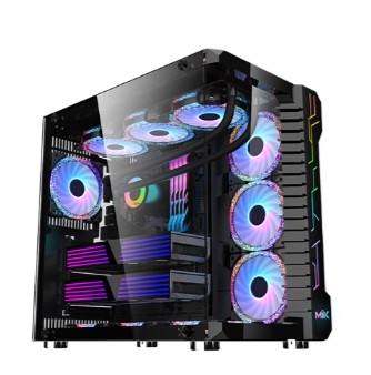 Vỏ máy tính MIK LV07 BLACK không FAN