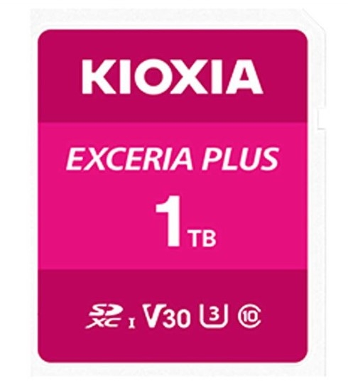 Thẻ nhớ SD 1TB EXCERIA PLUS CL10 UHS-I U3 V30 4K A1 đọc 100mb/s, ghi 85mb/s, w adapter (Hồng)
