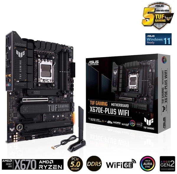 Bo Mạch Chủ ASUS TUF GAMING X670E-PLUS WIFI (DDR5)