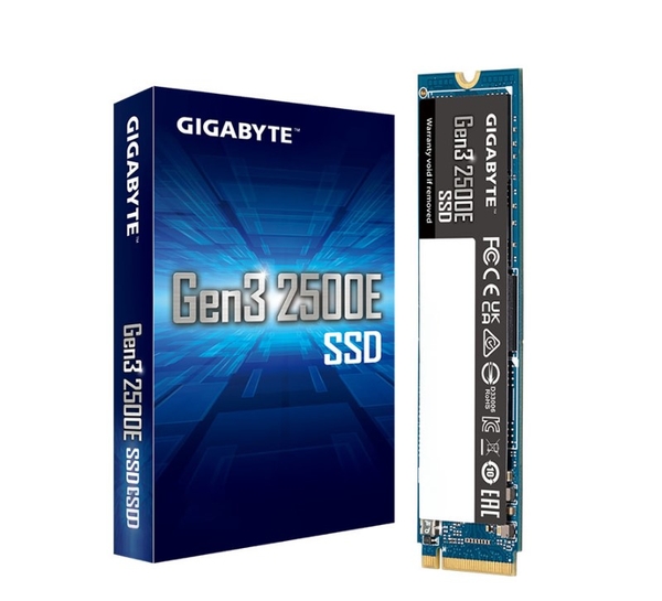 Ổ CỨNG SSD GIGABYTE 2500E 500GB PCIE GEN 3.0X4 (ĐỌC 2400MB/S GHI 1800MB/S - (G325E500G)