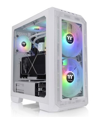 Vỏ máy tính Thermaltake View 300 MX Snow Sẵn 3 Fan Led