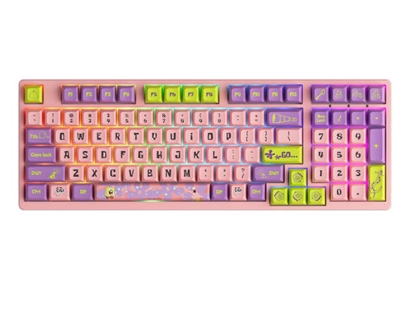 Bàn phím AKKO 3098S Patrick/ SpongeBob (RGB / PBT Dye-subbed / JDA profile / AKKO CS switch)