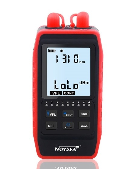 Máy đo công suất quang + VFL + đo dây LAN RJ45 Noyafa NF-908L