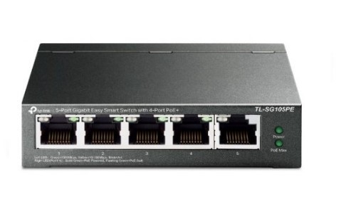 Easy Smart Switch 5 cổng Gigabit TP-LINK TL-SG105PE