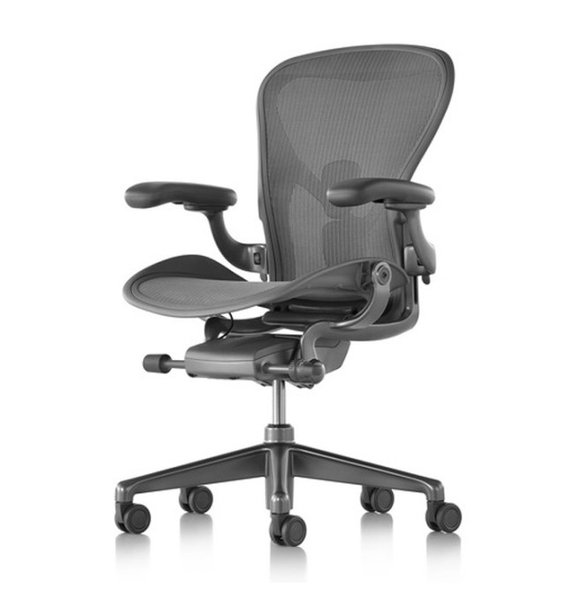 GHẾ HERMAN MILLER AERON SIZE B - KHUNG CARBON