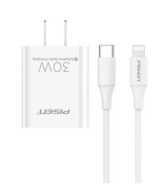 Bộ sạc cho Iphone Pisen PD30W, sạc nhanh an toàn