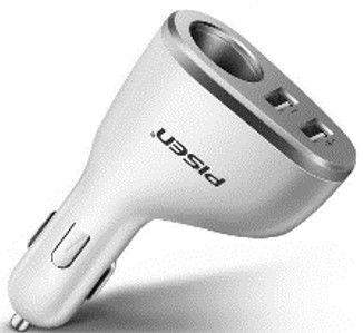 Sạc PISEN Multi-Function Dual USB Car (Cigar,  2x USB Smart )