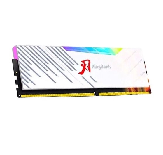 RAM DR5 16G BUS 6000 KINGBANK SHARP BLADE RGB WHITE NEW
