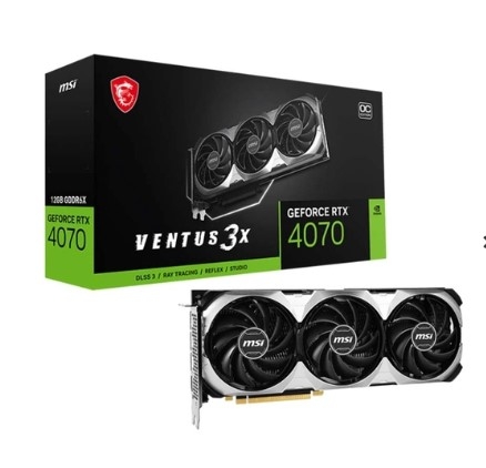 VGA MSI GeForce RTX 4070 VENTUS 3X E 12G OC GDDR6X