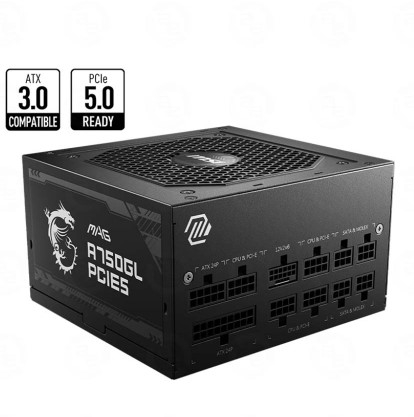 Nguồn máy tính MSI MAG A750GL PCIE5 750W 80 Plus Gold MAG-A750GL-PCIE5
