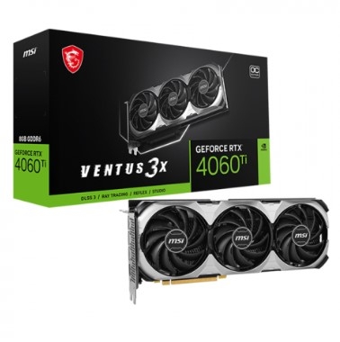 VGA MSI GeForce RTX 4060 Ti VENTUS 3X E 8G OC