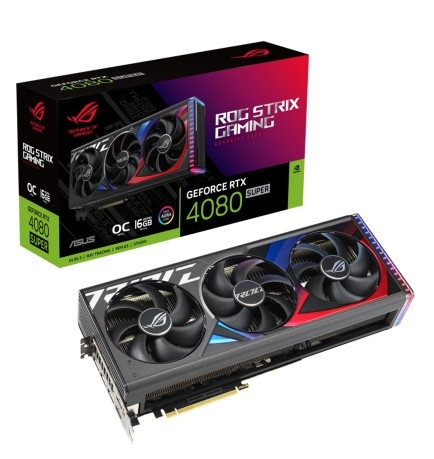 VGA Asus ROG Strix GeForce RTX 4080 SUPER 16GB GDDR6X OC Edition (ROG-STRIX-RTX4080S-O16G-GAMING)