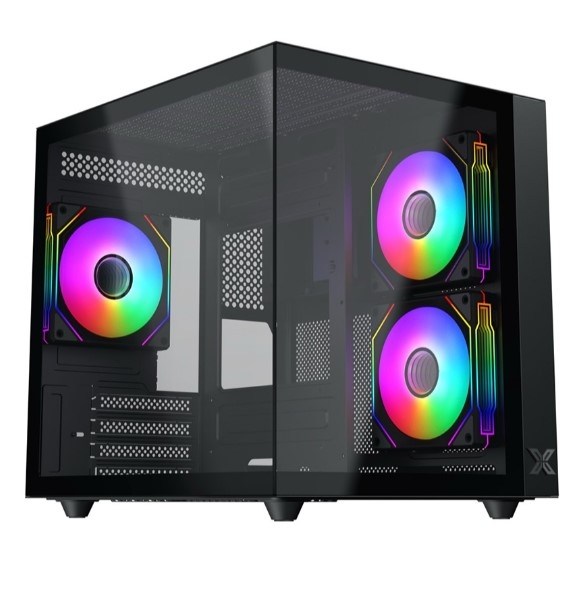 Case Xigmatek AQUA M LITE 3GF (EN44144) sẵn 3 FAN LED