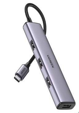 Bộ chia USB Type-C ra 4 cổng USB 3.0 vỏ nhôm Ugreen 20841 cao cấp