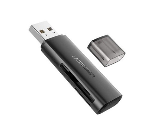Đầu đọc thẻ SD/TF chuẩn USB 3.0 chính hãng Ugreen 60722 cao cấp