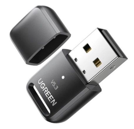Thiết bị USB Bluetooth 5.3 Dongle cho PC chính hãng Ugreen 90225 cao cấp