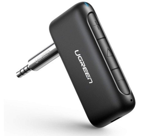 Bộ nhận âm thanh Bluetooth 5.0 AUX 3.5mm cho ô tô hỗ trợ MIC gọi điện Ugreen 70303 cao cấp