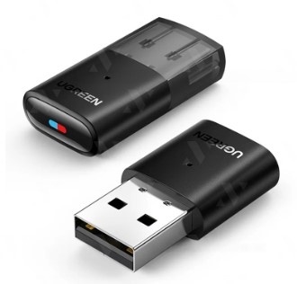 Ugreen 10928 chỉ cho nintendo switch và playstation AUX Jack Audio Bộ chuyển đổi không dây USB Bluetooth 5.0 màu đen cm408 20010928