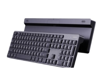 Ugreen 90250 2.4 GHz full size 104 có phím FN bàn phím không dây 10 triệu lần bấm wireless Keyboard cho win macos android màu đen KU004 20090250