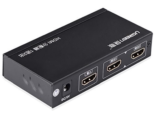 Bộ chia cổng HDMI 1 ra 2 Hỗ trợ full HD, 4k * 2k, 30hz Chính hãng Ugreen 40201 Cao cấp