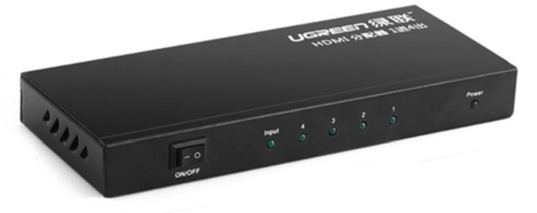 Bộ chia cổng HDMI 1 ra 4 Hỗ trợ full HD, 4K*2K@30Hz Chính hãng Ugreen 40202 Cao cấp