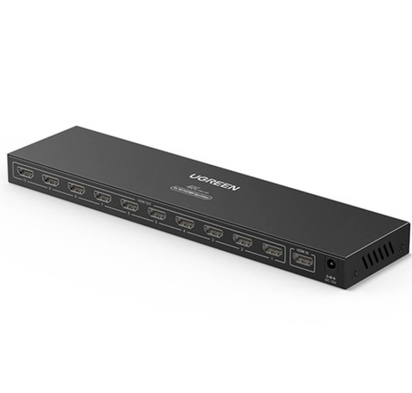 Bộ chia HDMI 1 ra 10 Ugreen CM514 50949 US hỗ trợ 4K@30Hz,3D, HDCP cao cấp