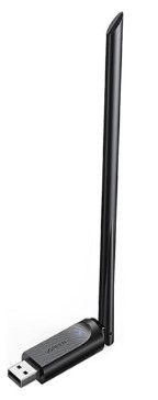 USB thu Wifi băng tần kép AC650 2.4G/5G ăng-ten ngoài 6dBi Ugreen 90339 cao cấp