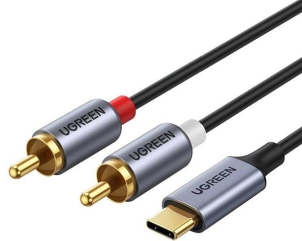 Cáp chuyển Type C sang RCA UGREEN 20193 Đầu tiếp xúc mạ vàng dài 1.5m