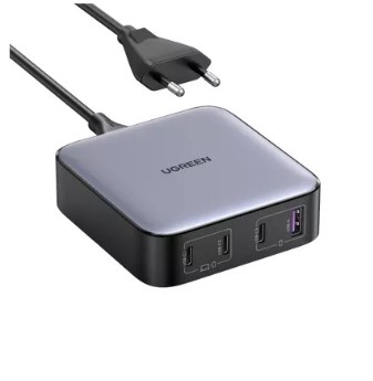 Ugreen 90747 65W Màu Trắng Bộ sạc nhanh gồm 2 cổng USB-C + USB-A