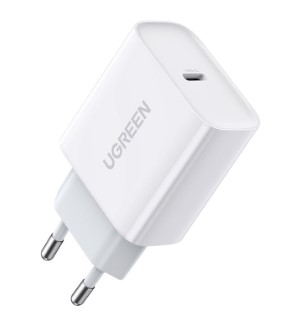Ugreen 60450 18w usb type c sạc nhanh pd 3.0 màu trắng